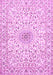 Medallion Pink Traditional Rug, tr724pnk