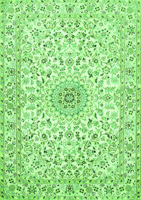 Medallion Green Traditional Rug, tr724grn