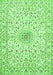 Medallion Green Traditional Rug, tr724grn