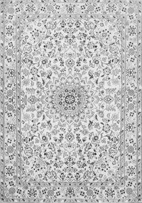 Medallion Gray Traditional Rug, tr724gry