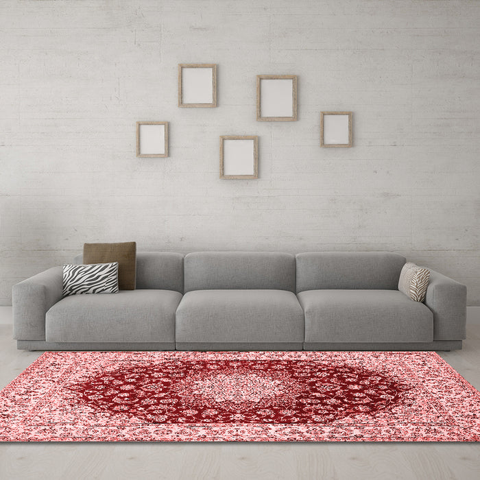 Traditional Red Washable Rugs
