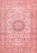 Medallion Red Traditional Area Rugs