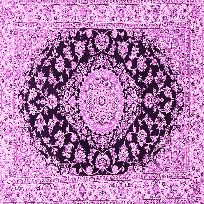 Square Medallion Pink Traditional Rug, tr727pnk