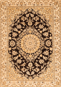 Medallion Orange Traditional Rug, tr727org