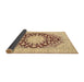 Sideview of Medallion Brown Traditional Rug, tr729brn