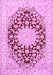 Medallion Pink Traditional Rug, tr729pnk