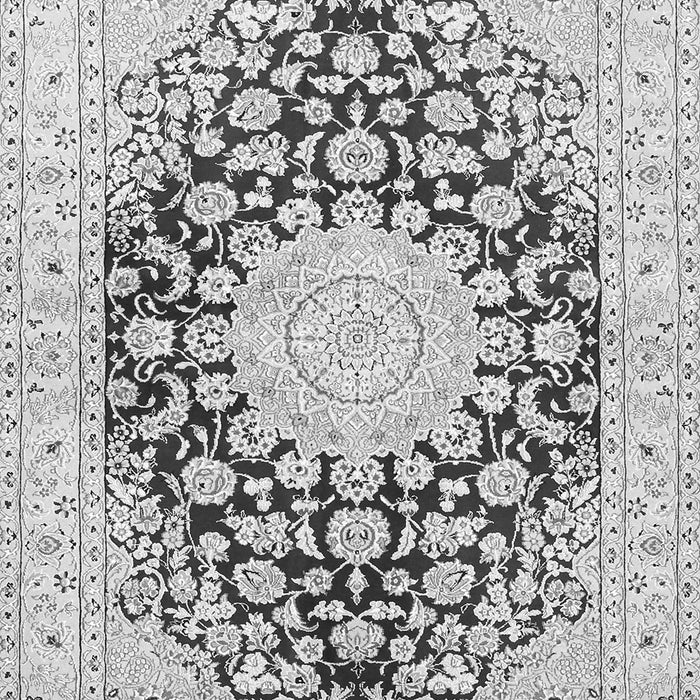 Medallion Gray Traditional Rug, tr729gry