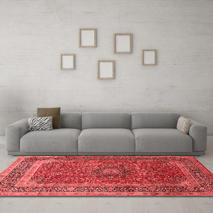Traditional Red Washable Rugs