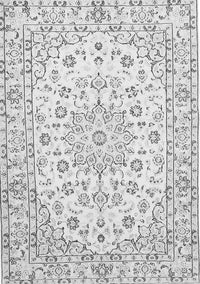 Medallion Gray Traditional Rug, tr730gry