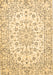 Medallion Brown Traditional Rug, tr730brn