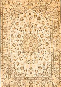 Medallion Orange Traditional Rug, tr730org