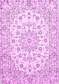 Medallion Pink Traditional Rug, tr730pnk