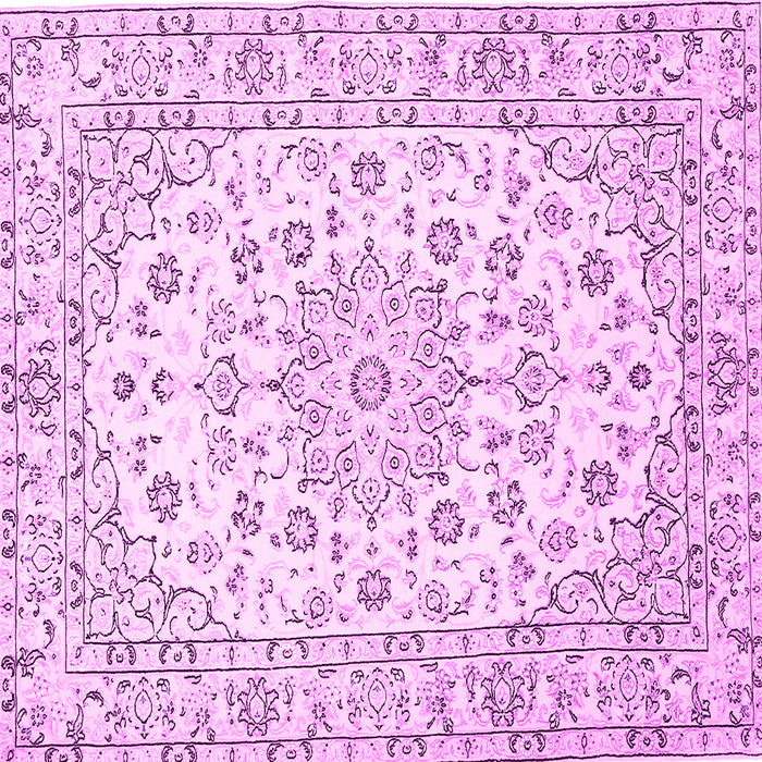Square Medallion Pink Traditional Rug, tr730pnk