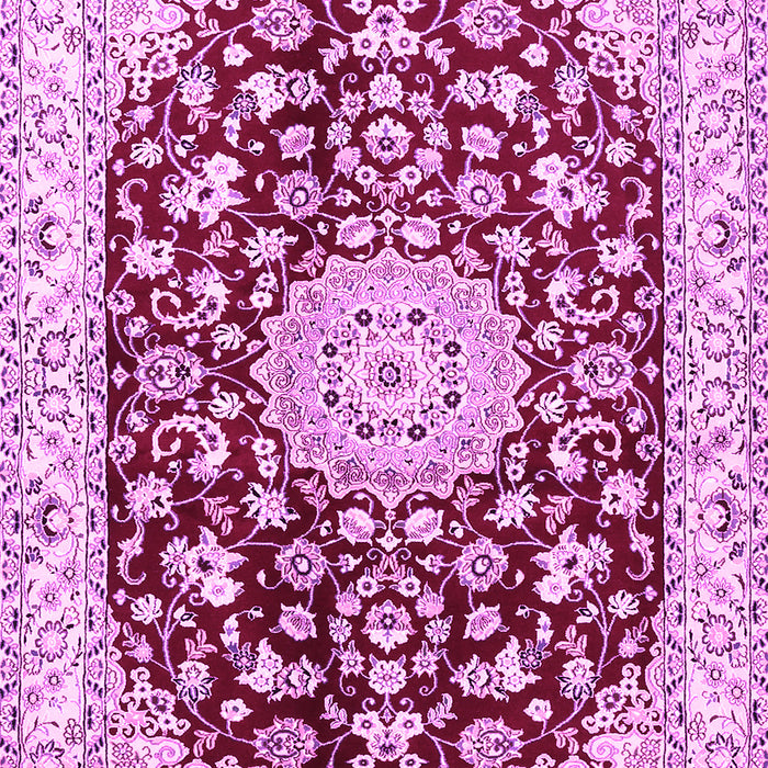 Medallion Pink Traditional Rug, tr731pnk