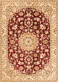 Medallion Orange Traditional Rug, tr731org