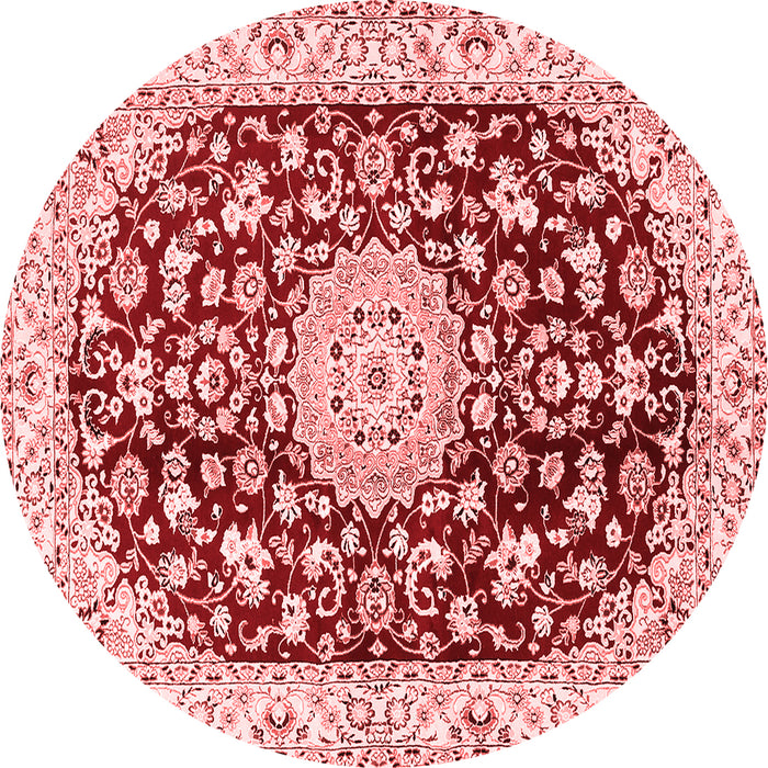 Medallion Red Traditional Rug, tr731red