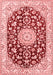 Medallion Red Traditional Area Rugs