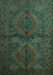 Persian Turquoise Traditional Rug, tr732turq