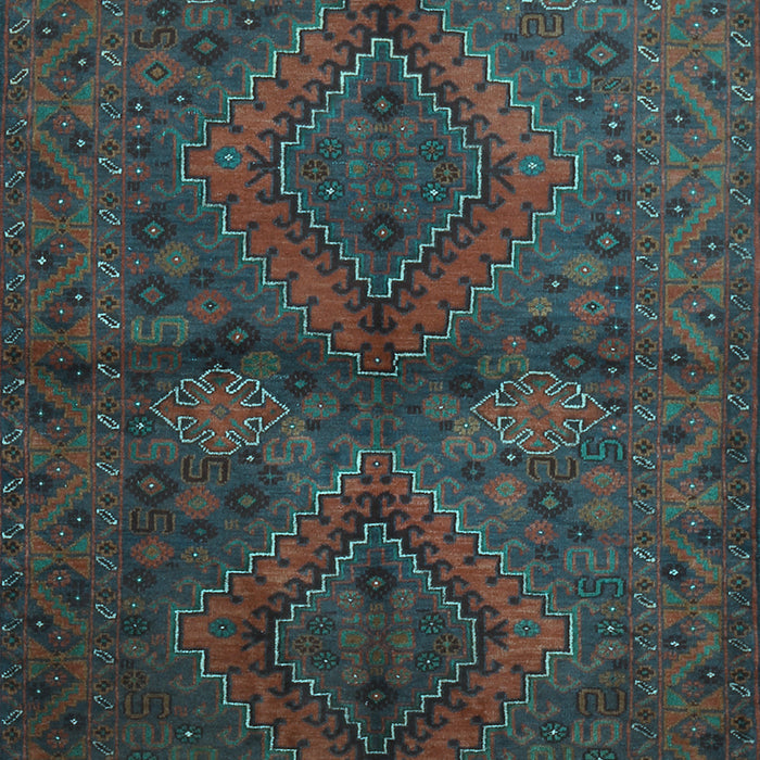 Machine Washable Persian Light Blue Traditional Rug, wshtr732lblu