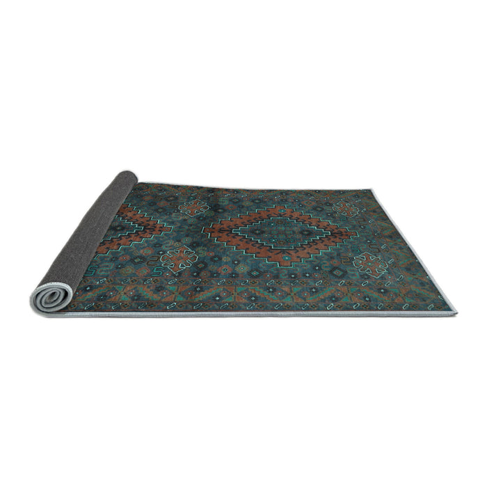 Sideview of Persian Light Blue Traditional Rug, tr732lblu