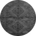 Square Persian Gray Traditional Rug, tr732gry