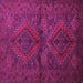 Square Persian Pink Traditional Rug, tr732pnk