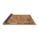 Sideview of Traditional Mahogany Brown Southwestern Rug, tr733