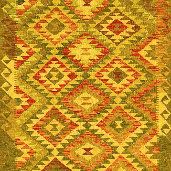 Southwestern Yellow Country Rug, tr733yw