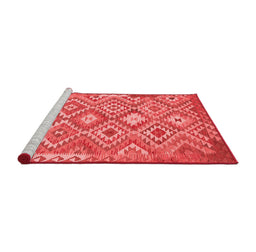 Country Red Washable Rugs