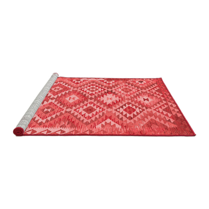 Country Red Washable Rugs