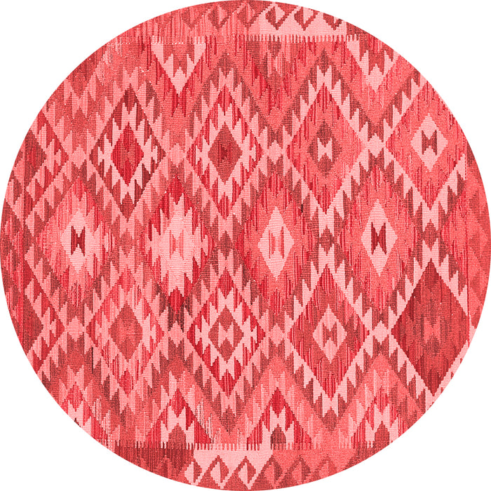 Machine Washable Southwestern Red Country Rug, wshtr733red