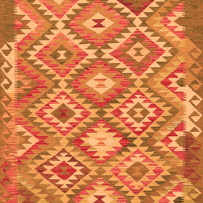 Southwestern Orange Country Rug, tr733org