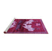 Sideview of Machine Washable Animal Purple Traditional Area Rugs, wshtr734pur