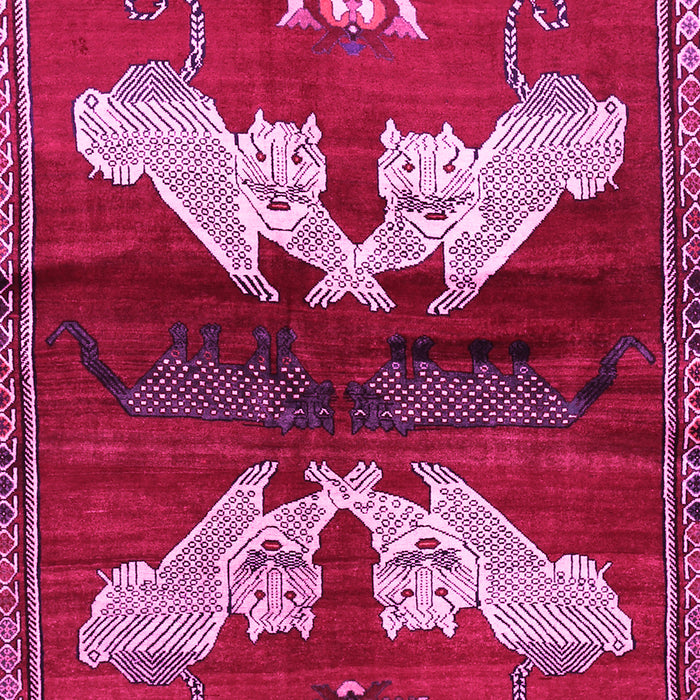 Animal Pink Traditional Rug, tr734pnk