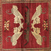 Square Animal Brown Traditional Rug, tr734brn