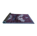 Sideview of Animal Blue Traditional Rug, tr734blu