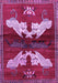 Machine Washable Animal Purple Traditional Area Rugs, wshtr734pur