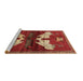 Sideview of Machine Washable Animal Brown Traditional Rug, wshtr734brn