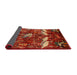 Sideview of Traditional Red Animal Rug, tr735