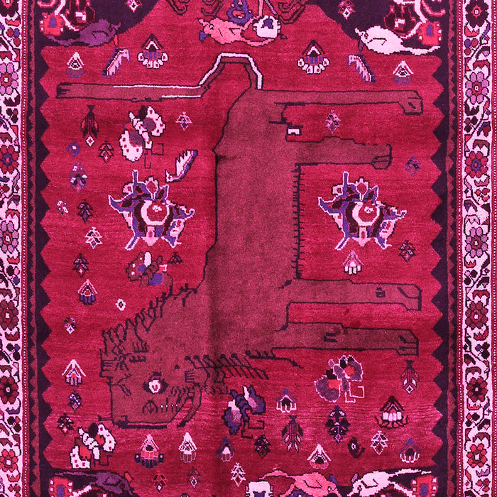 Animal Pink Traditional Rug, tr736pnk