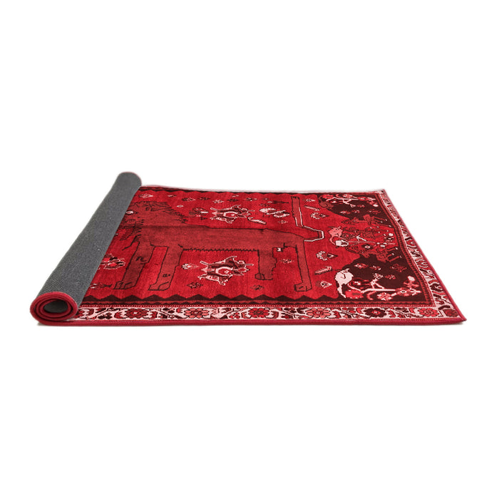 Animal Red Traditional Area Rugs