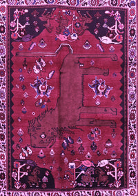 Animal Purple Traditional Rug, tr736pur