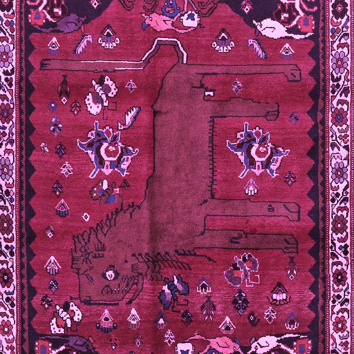 Animal Purple Traditional Rug, tr736pur
