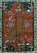 Animal Light Blue Traditional Rug, tr736lblu