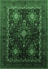 Persian Emerald Green Traditional Rug, tr738emgrn