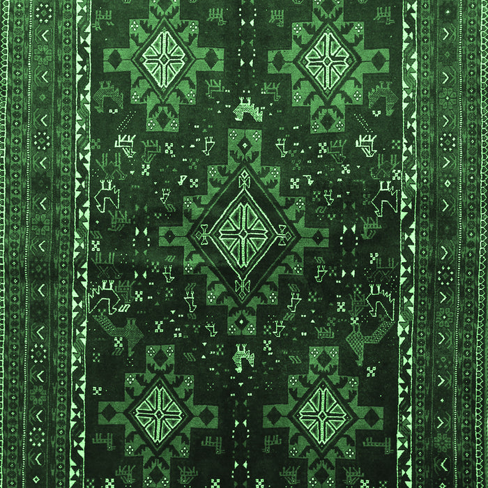 Persian Emerald Green Traditional Rug, tr738emgrn