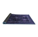 Sideview of Persian Blue Traditional Rug, tr738blu