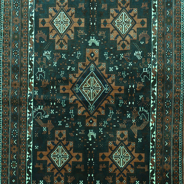 Persian Turquoise Traditional Rug, tr738turq
