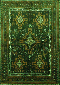 Persian Green Traditional Rug, tr738grn