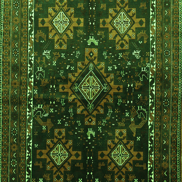 Persian Green Traditional Rug, tr738grn